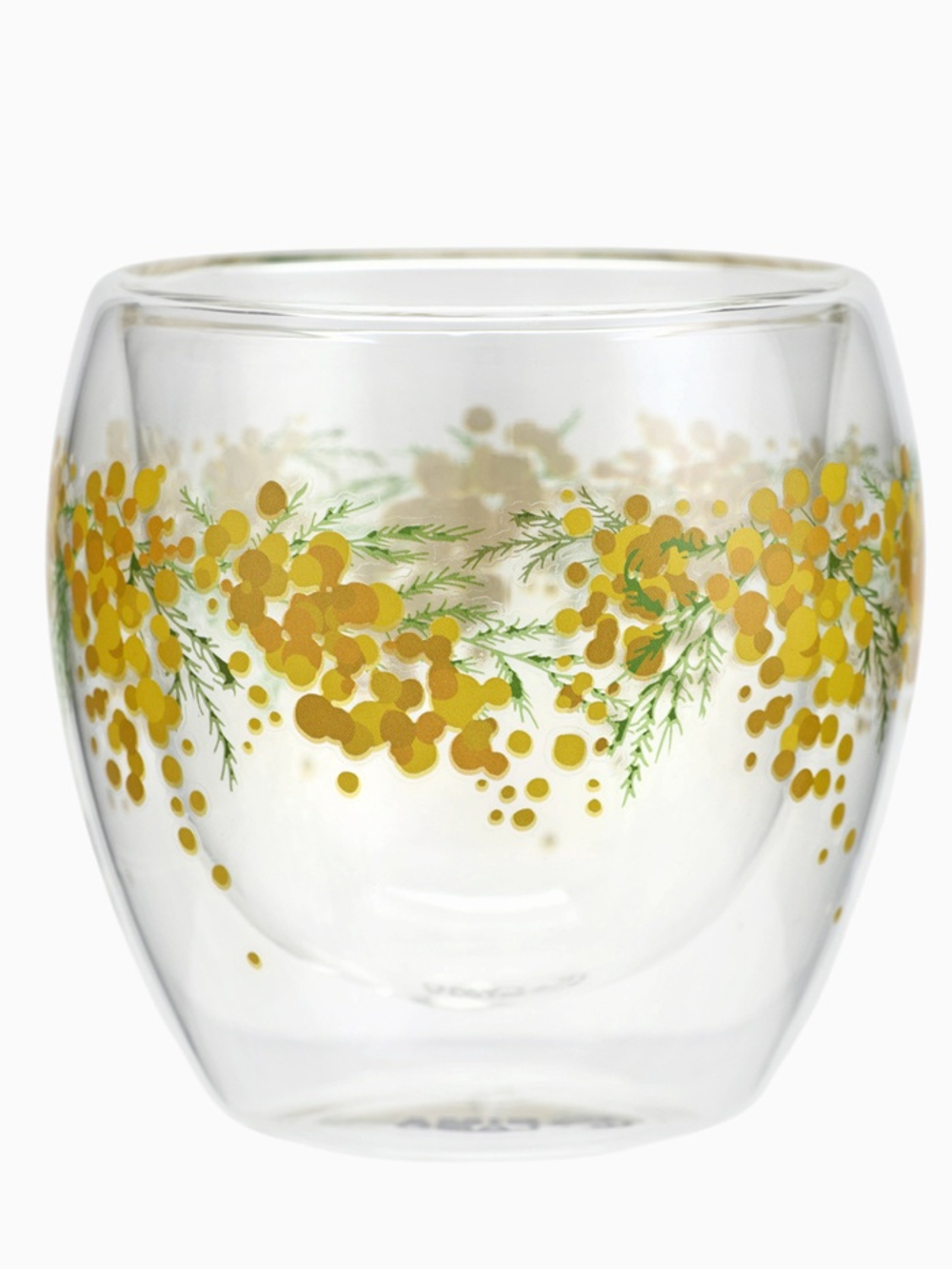Стакан с двойными стенками «Нежная мимоза», 250 мл