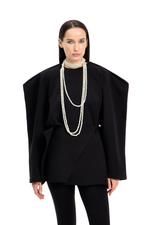 Свитшот с баской BAD GIRL Black