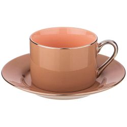 ЧАЙНЫЙ НАБОР LEFARD "BREAK TIME" НА 2 ПЕР. 4 ПР. 180МЛ ТЕРРАКОТОВЫЙ (КОР=6НАБ.)