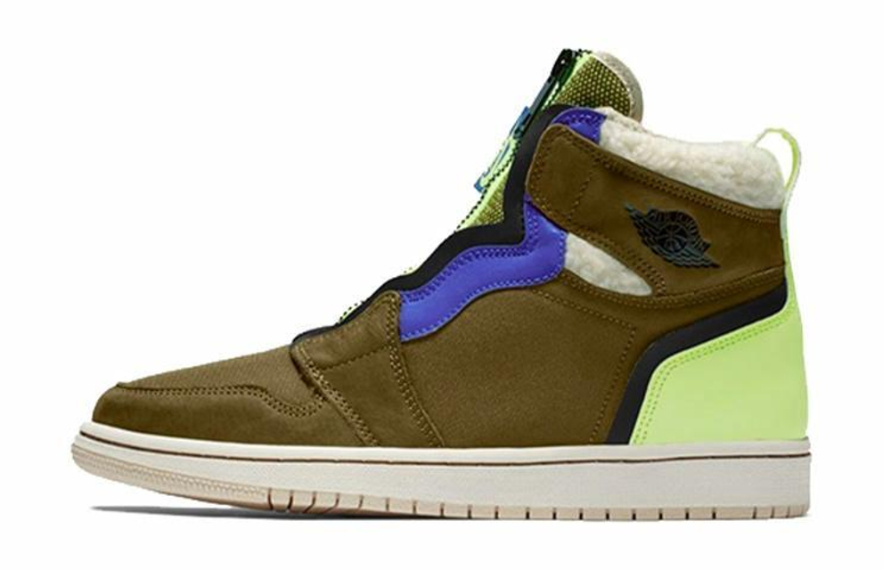 Кроссовки Jordan Air Jordan 1 High Zip Up GS (Подростковая размерная сетка)
