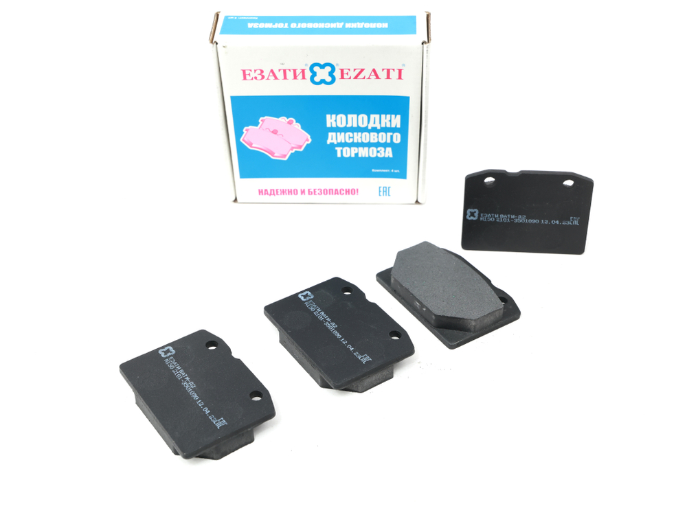 Колодка дискового тормоза а/м ВАЗ 2101-2107(НЧД) передняя (к-т 4 шт.) ЕзАТИ
