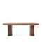 Стол Nealy с ореховым шпоном в темной отделке, 240 x 100 см
