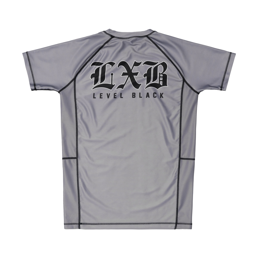 Рашгард Level x Black STEEL GRAY