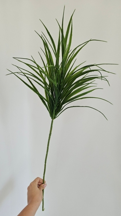 Куст осоки зеленый на ножке / Арт 6324