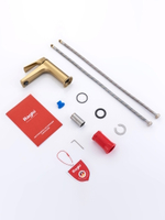 Смеситель для раковины Raglo R07.10.03, золотой сатин