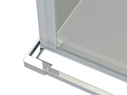 Душевой уголок дверь раздвижная 70x100 GROSSMAN GR-7010Fl профиль хром стекло прозрачное 6 мм