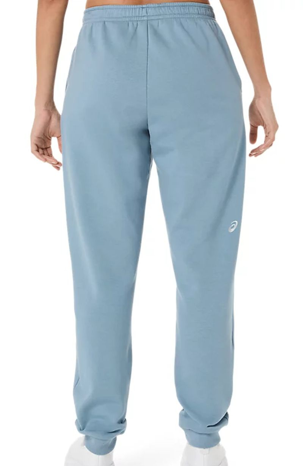 Женские теннисные брюки Asics Logo Fleece - saba blue