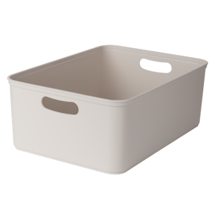 Корзина Agraba, 7.5 л, 32х23х12 см, цвет платина, пластик