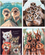 Тетрадь общая 48л., "Мордашки"