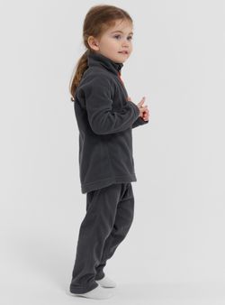 Детская куртка из флиса VITIM серый гравий