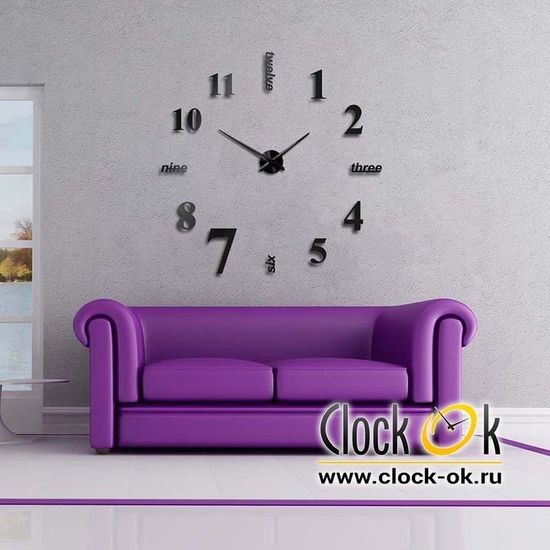 Настенные 3D часы Hi Style