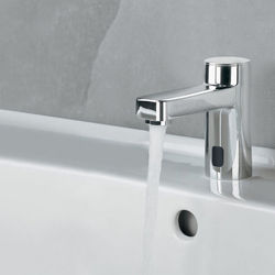 Фото в интерьере меситель для раковины  Kludi Zenta E 3810005 сенсорный