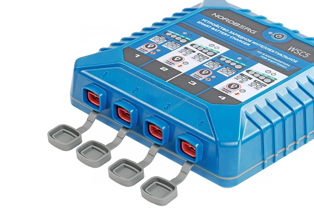 NORDBERG (WSC5) Зарядное интеллектуальное устройство 6/12 В на 4 аккумулятора