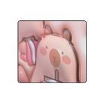 Блокнот детский Basir, формат А5, серия "Капибара", мягкая обложка 3D, 80 листов, размер 21*14.5 см