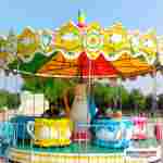 Карусель чашечки «Цветное настроение» 6 чашек, 12 мест, 6×6×5 м