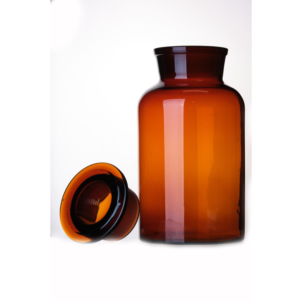 Склянка (штанглас), 5000 мл, широкое горло, темное стекло