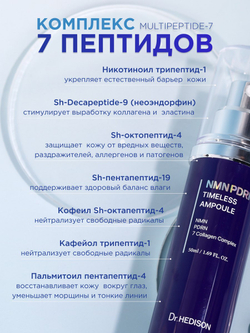 Премиальная ампула Dr.Hedison NMN PDRN Timeless Bulb, 50мл