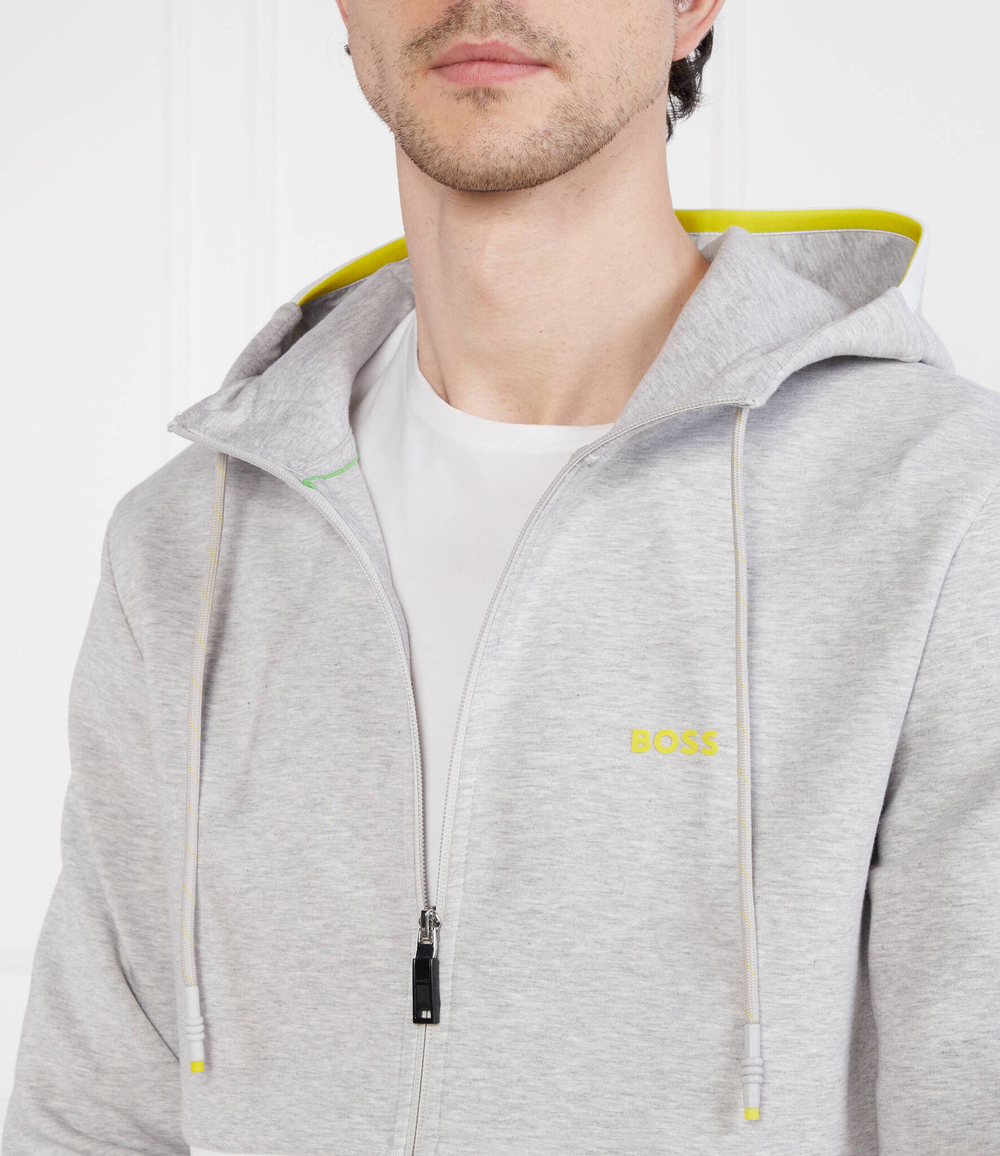 Худи Saggy BOSS GREEN - серый(50493495)