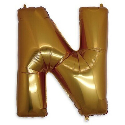 Буква "N" (золото)