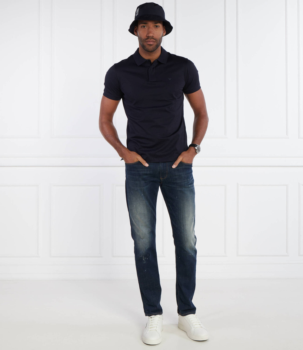 Поло Emporio Armani - темно-синий(EM000080 AF10094)