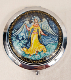 Ручное зеркало "Царевна-лебедь"   (худ. Белова)