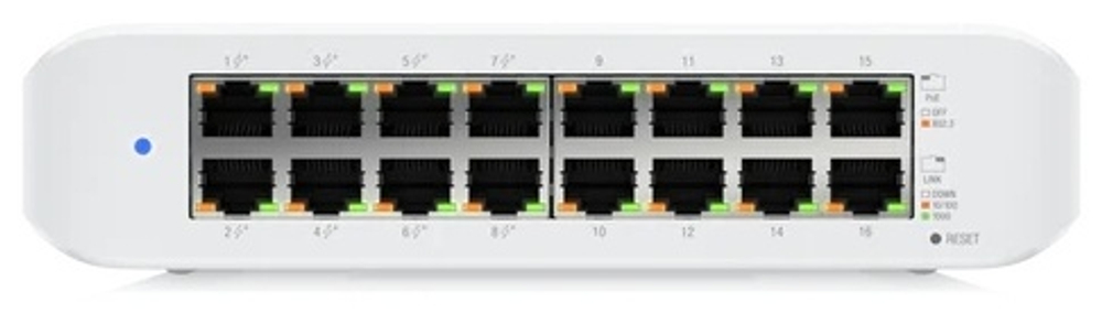 Коммутатор Ubiquiti USW-Lite-16-POE-EU