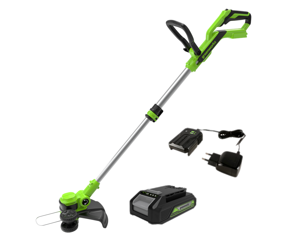 Аккумуляторный триммер Greenworks G24LT30K4,2110407UB, 24v, 30,5 см, АКБ 4 А·ч и ЗУ