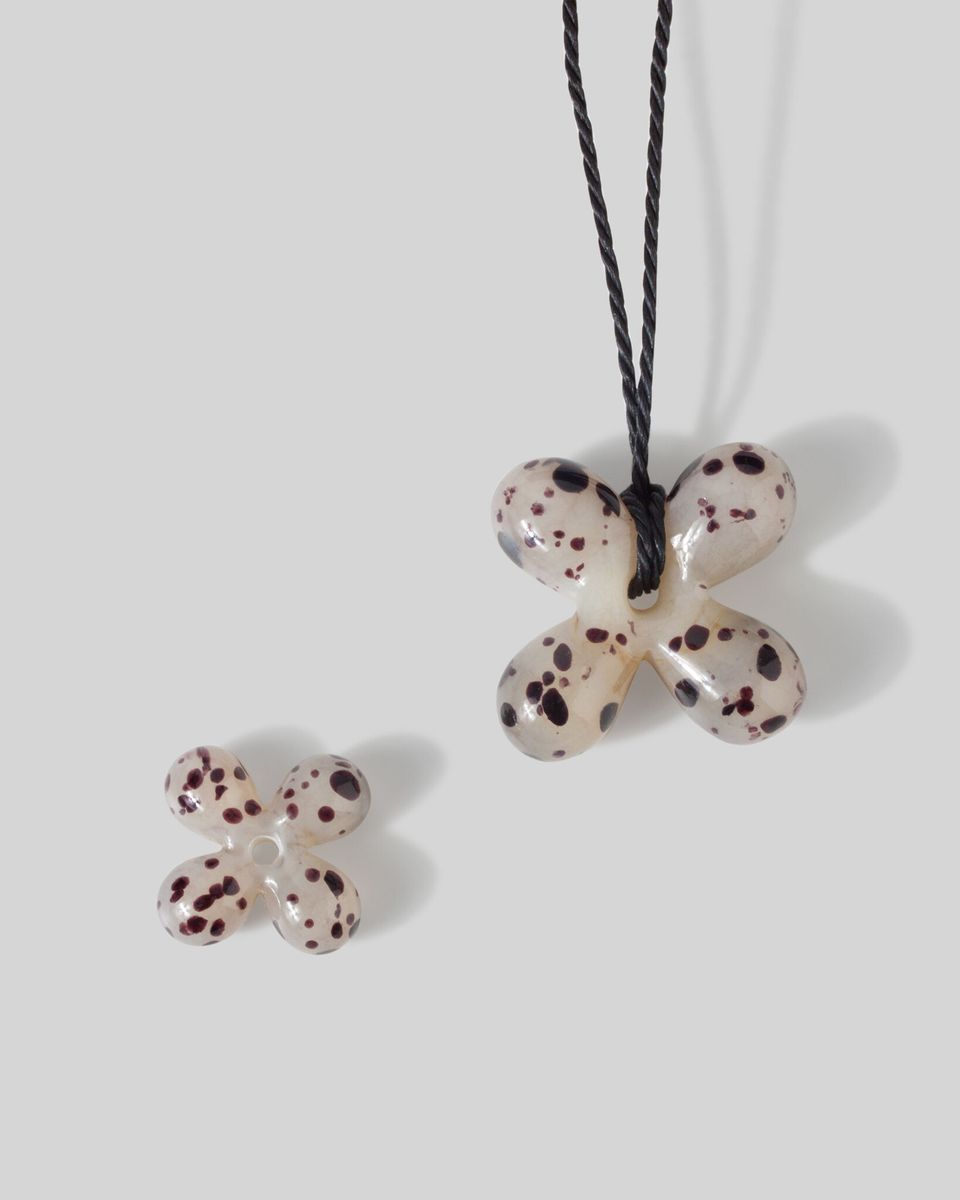 Кулон Glass Dalmatian