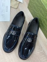 Туфли синие Gucci