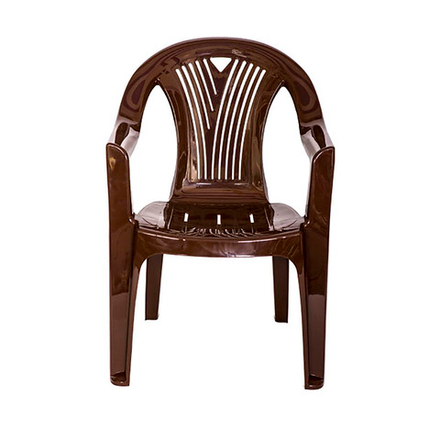 Кресло пластиковое Стандарт Пластик Салют 84 x 66 x 60 см шоколадное