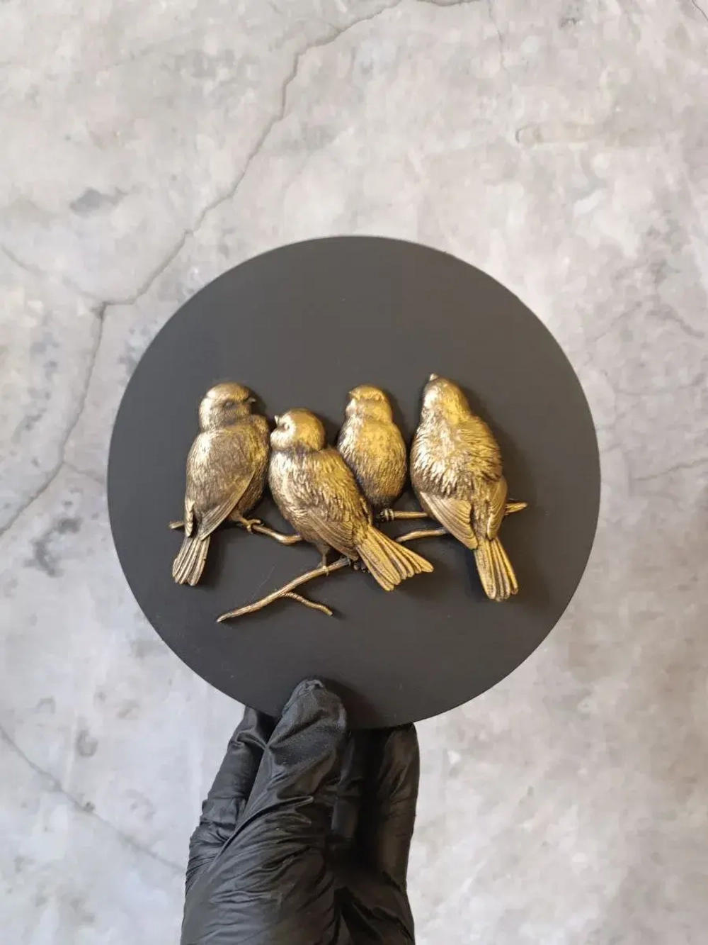 Панно 15 см. на стену Птички