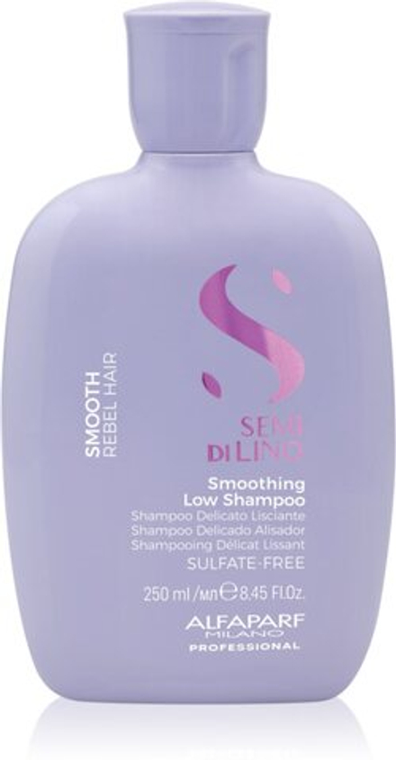 Alfaparf Milano Semi di Lino Smooth - разглаживающий шампунь для непослушных и вьющихся волос /   250  ml  / GTIN 8022297111193