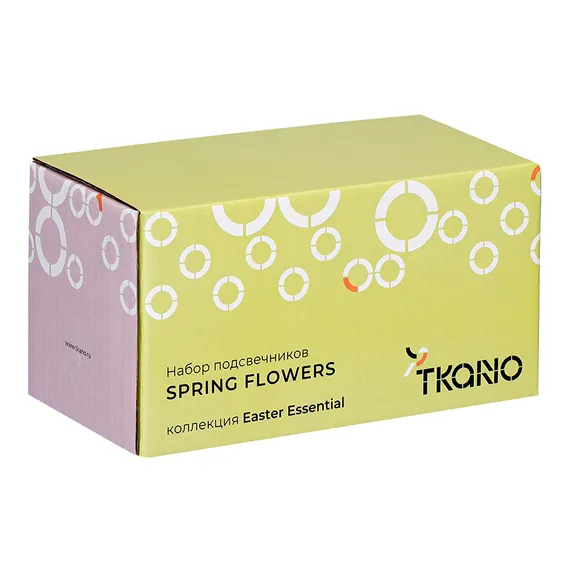 Набор подcвечников spring flowers из коллекции easter essential