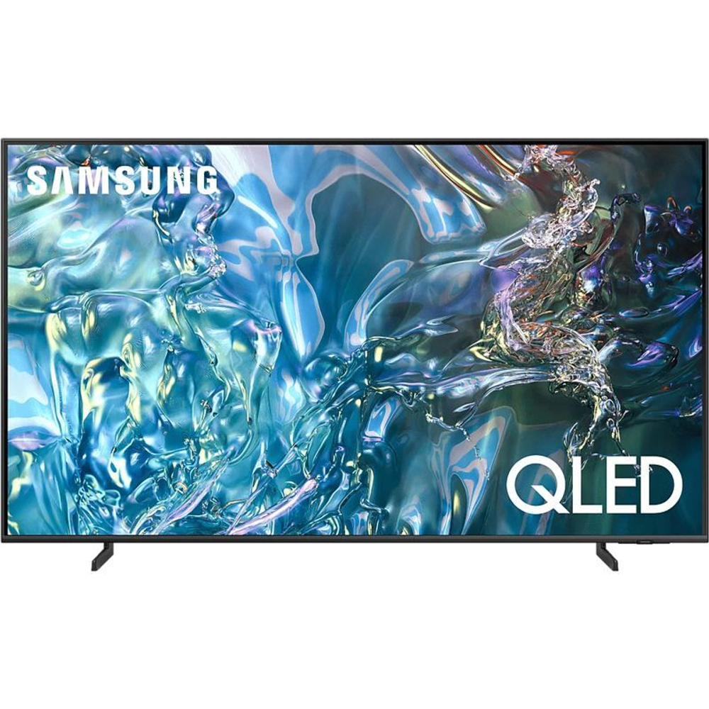 Телевизор QLED Samsung 43" QE43Q60DAUXRU Series 6 серый 4K Ultra HD 60Hz