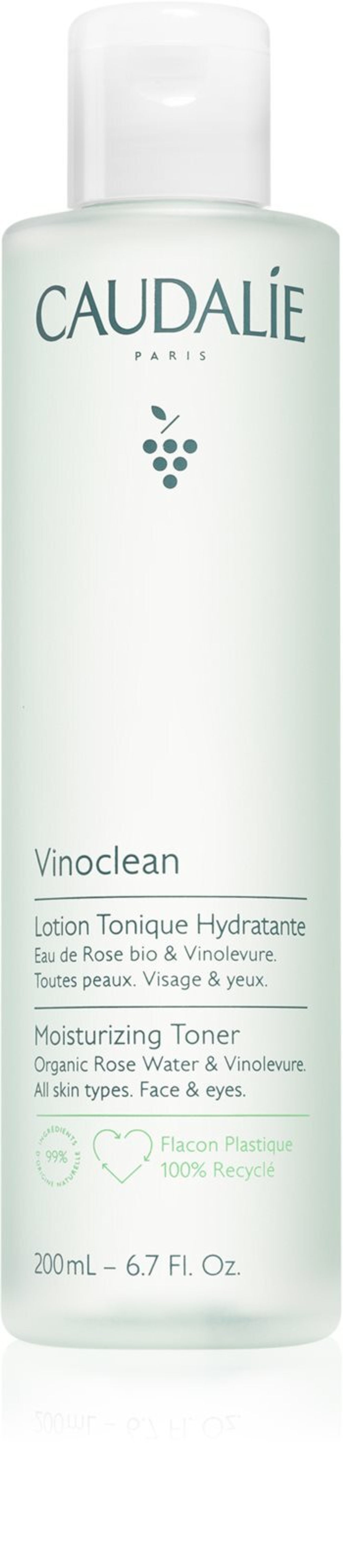 Caudalie Vinoclean - увлажняющий тоник для всех типов кожи /   200  ml  / GTIN 3522930003151