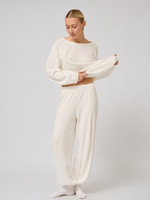 Пижама с брюками и лонгсливом " сердечки"