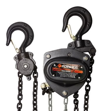 Лебедка механическая подвесная с лепестковым механизмом фиксации цепи натяжения, 5т (длина цепи - 3м) Forsage F-TRC90501A