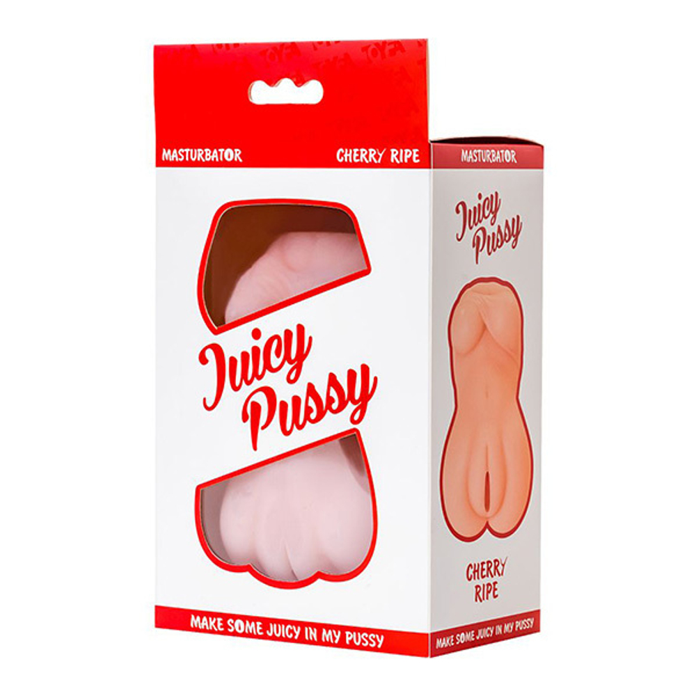 Телесный мастурбатор 15см ToyFa Juicy Pussy Cherry Ripe 893021