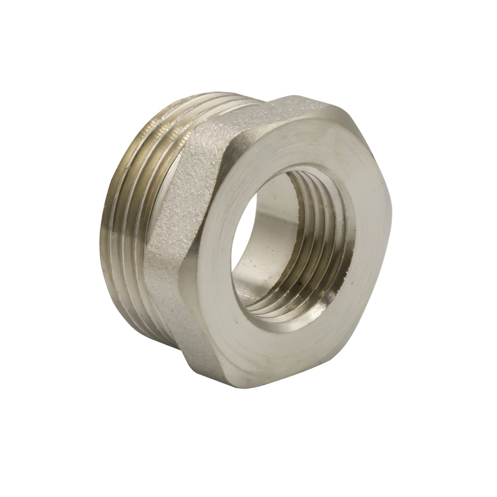 Футорка 1'' - 1/2'' нар/вн никель