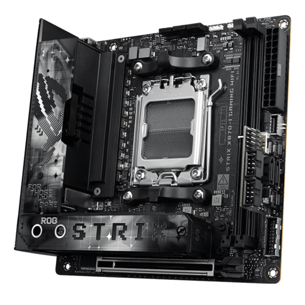 Материнская плата ASUS ROG STRIX X870-I GAMING WIFI AM5 2xDDR5 2xSATA RAID 2xM.2 HDMI WiFi Mini-ITX