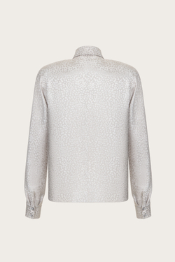 БЛУЗА ИЗ ПРИНТОВАННОГО ШЕЛКА