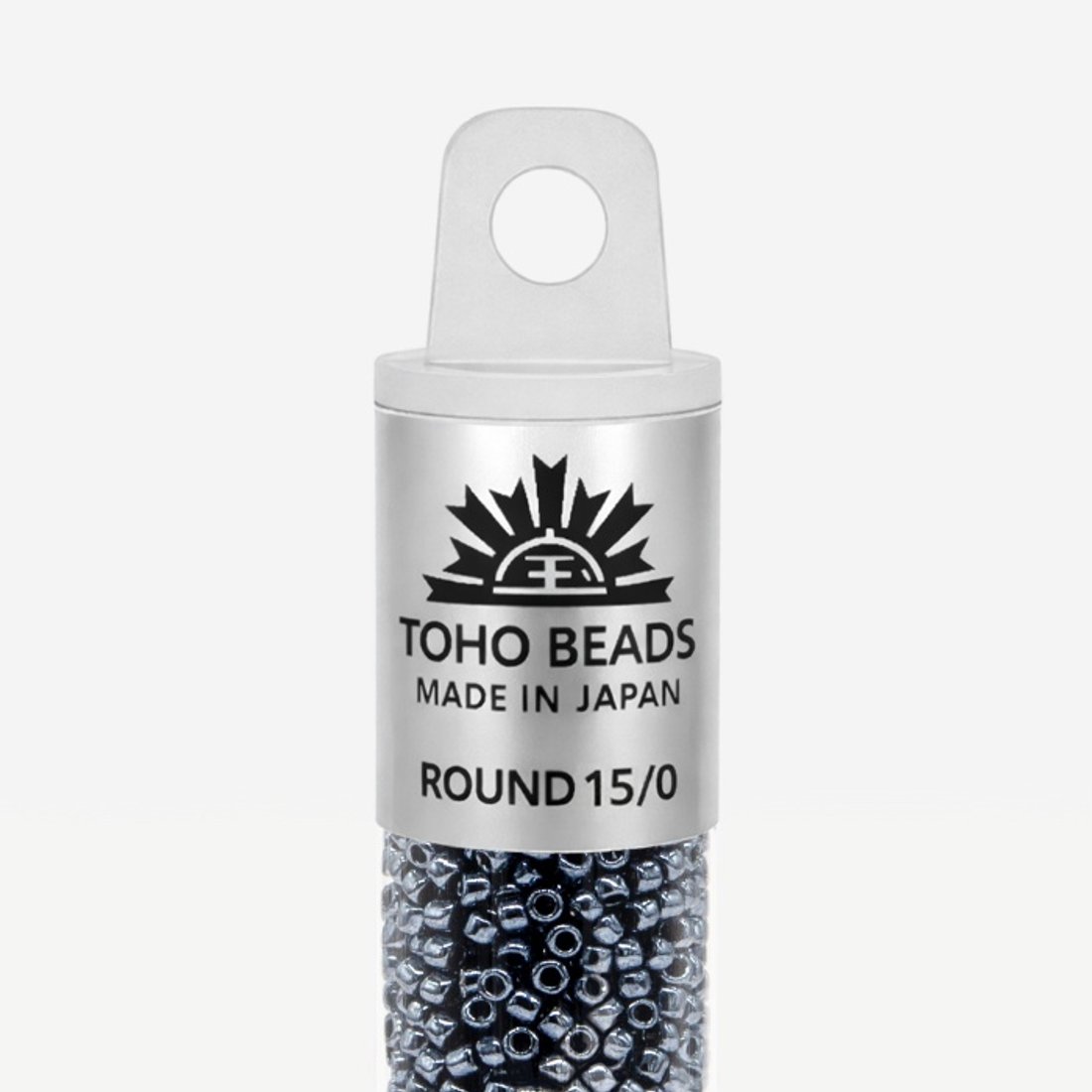Японский бисер TOHO Round 15/0 (№81), металлизированный, непрозрачный глянцевый