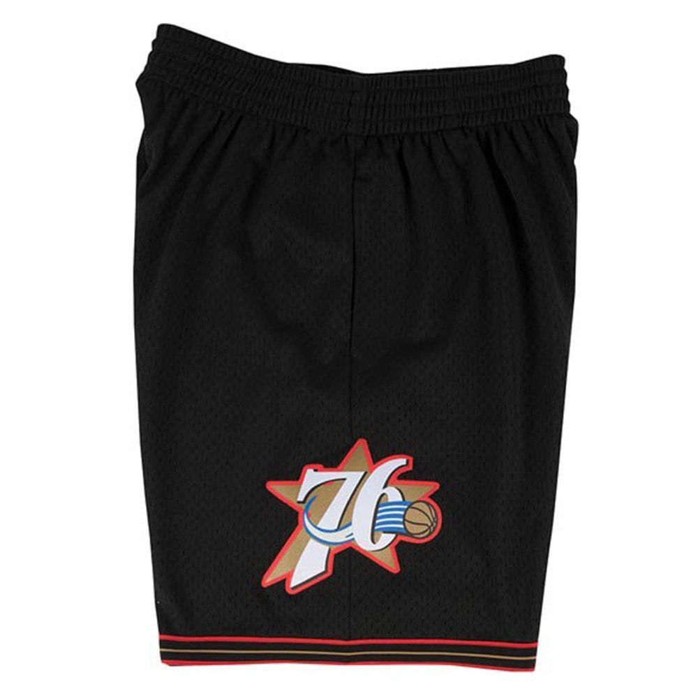 Баскетбольные шорты MITCHELL&amp;NESS NBA SWINGMAN SHORTS PHILADELPHIA 76ERS BLACK / BLACK