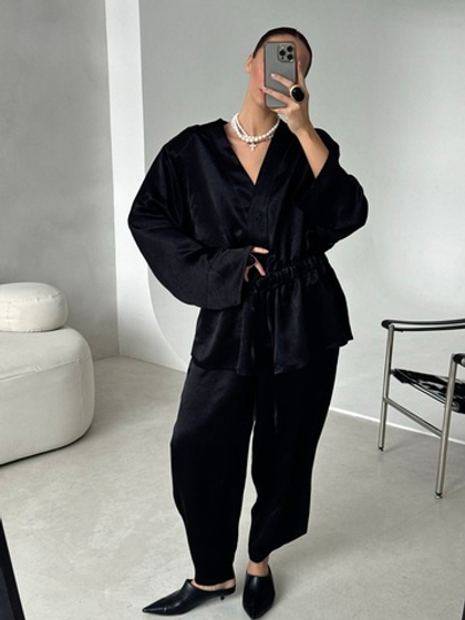 Кимоно Acetate (черный)