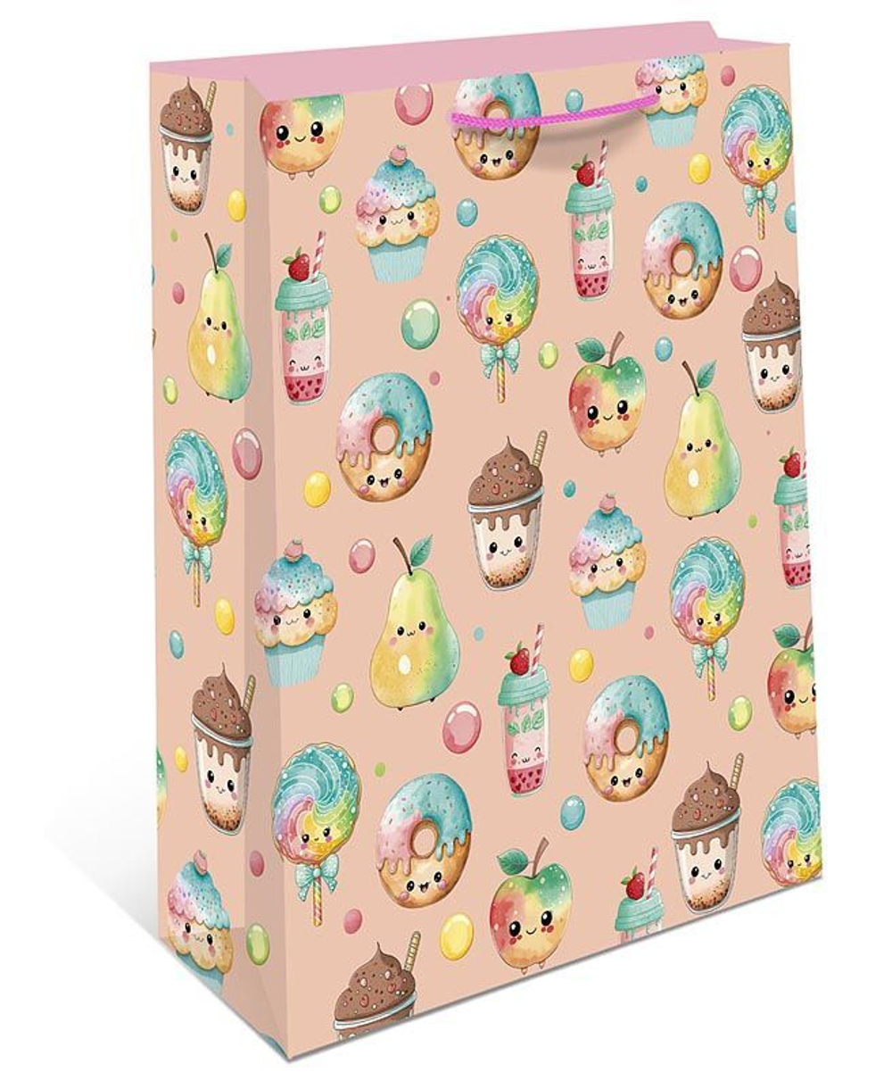 Пакет подар. бумажн. 33*42*10 см, 130гр/м2 Праздничный