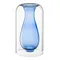 Ваза muse, 22 см, индиго