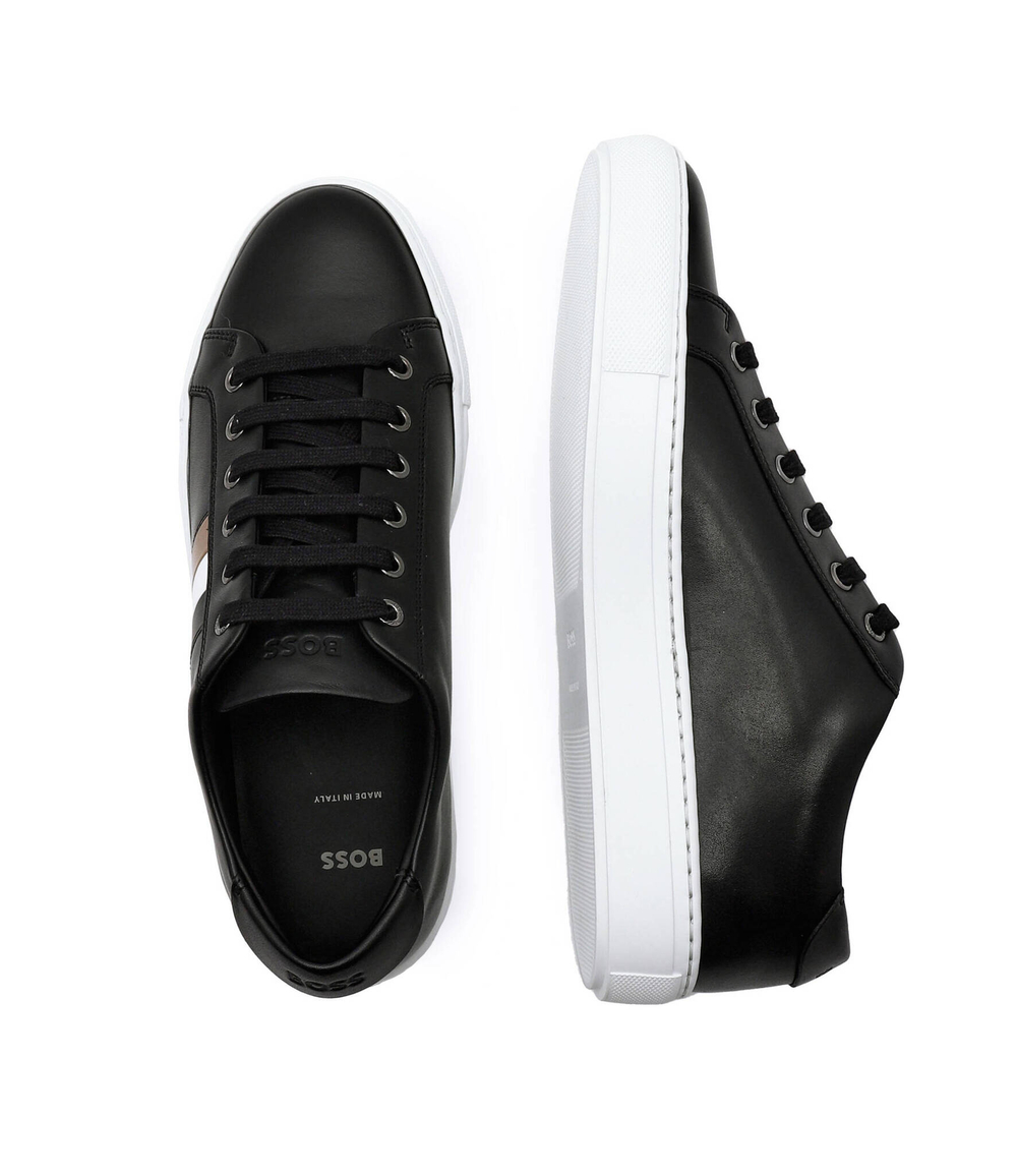Кожаные кроссовки mirage_tenn_nawb BOSS BLACK - черный(50466887)