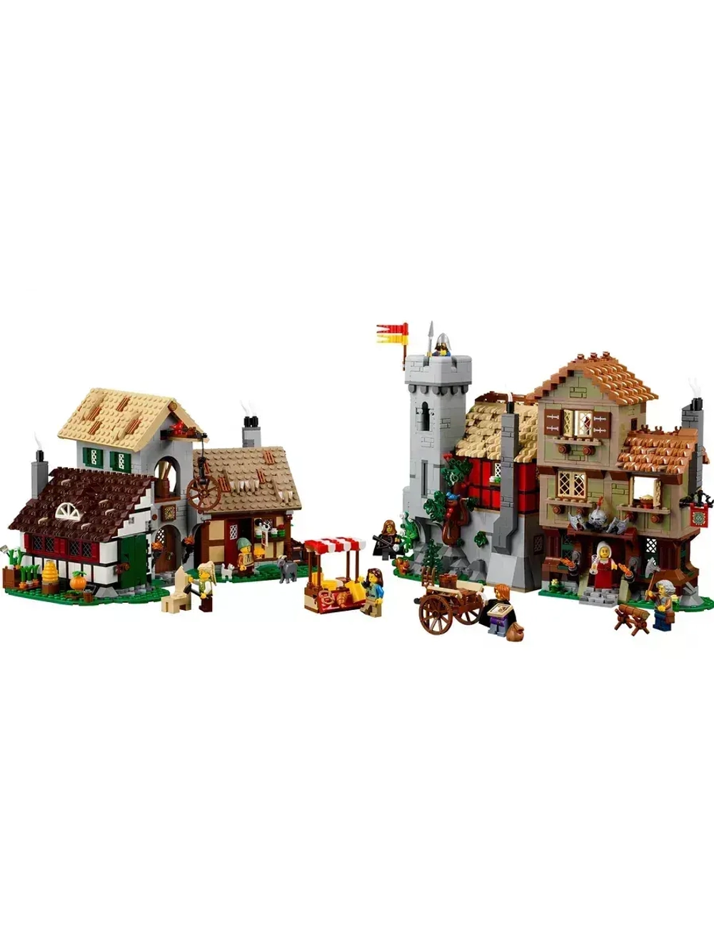 Конструктор Средневековая городская площадь 3304 детали