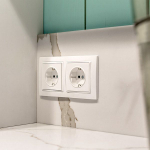 Рамка на 2 поста Snabb basic (белый)