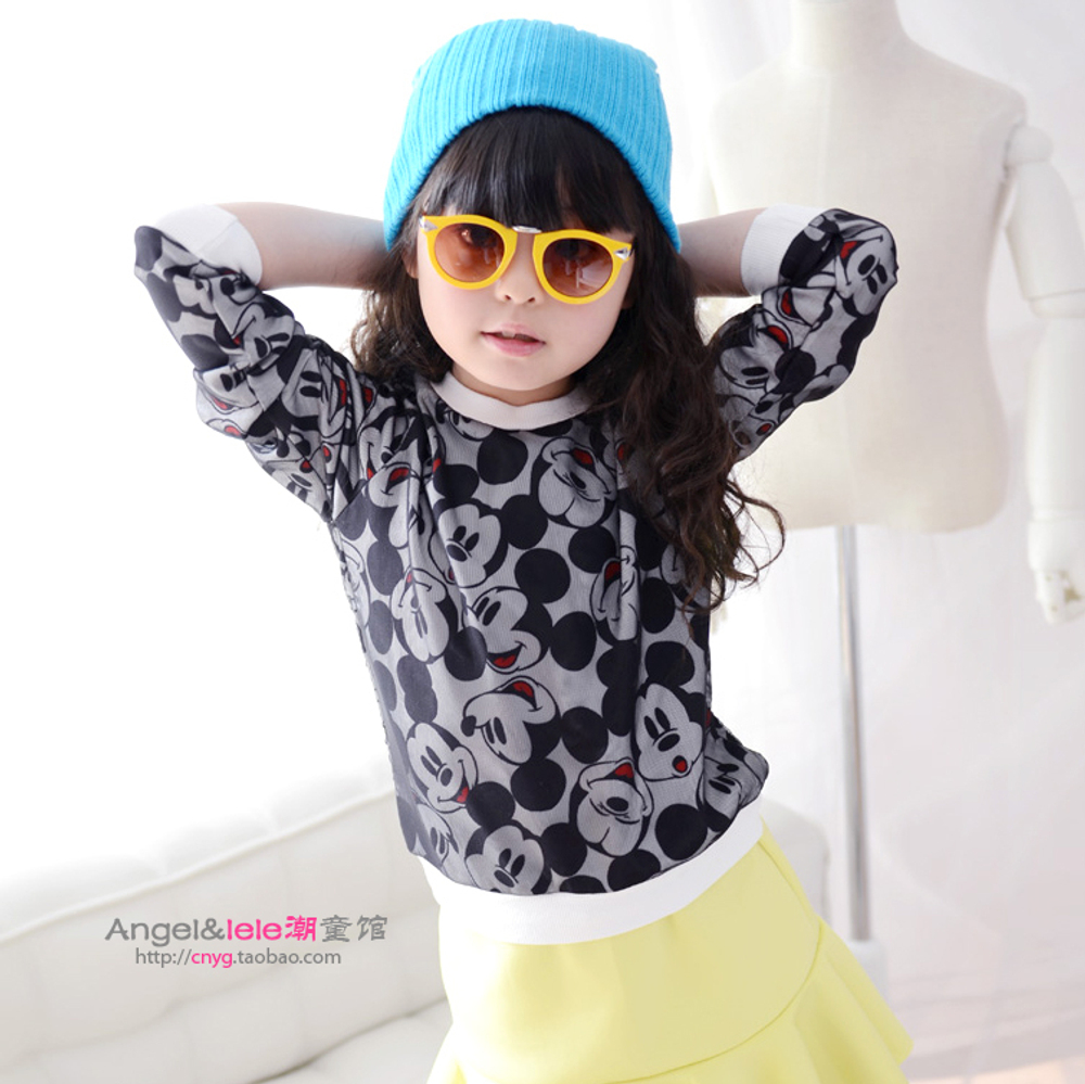 Толстовка детская двухслойная с принтами Микки Мауса